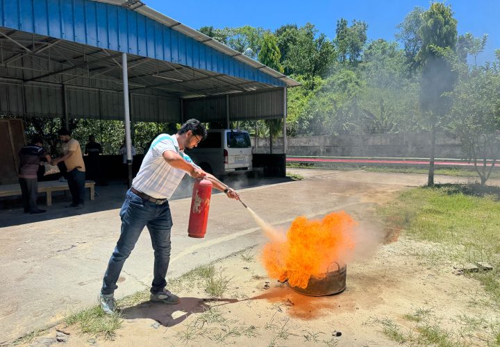 Comment utiliser un extincteur en cas de feu ?